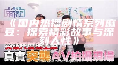 《国内热播剧情系列麻豆：探索精彩故事与深刻人性》